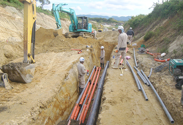 岸和田丘陵地区整備工事