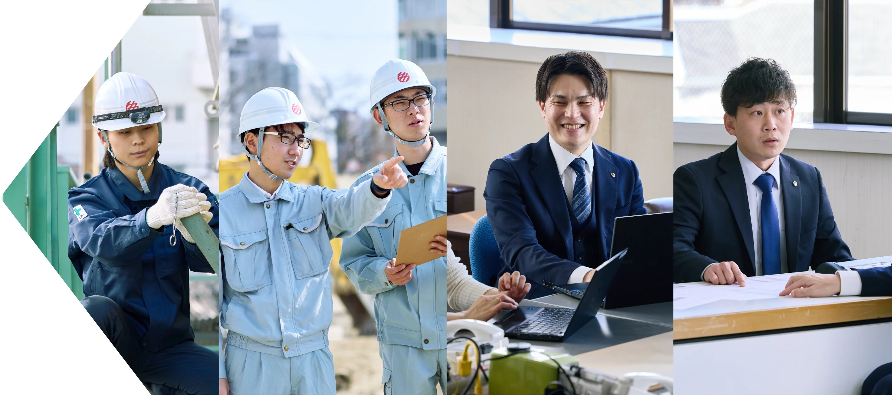 製造から施工、管理、アフターフォローまで工事のトータルプロデュース